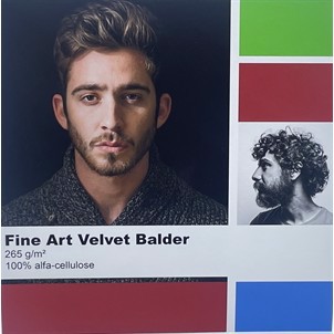 Color Europe Fine Art Velvet Balder 265 grams - 24" x 15 meters